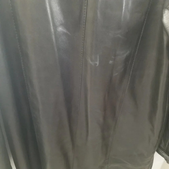 Bod  & Christensen Couture Black Long Leather Coat S - Picture 8 of 13